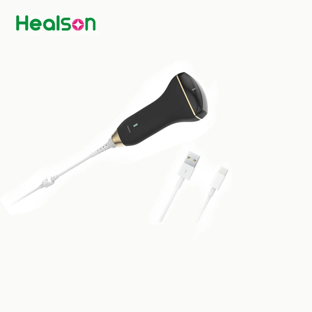  Ручной ультразвуковой допплер Healson C30 uprobe выпуклого цвета для смартфона