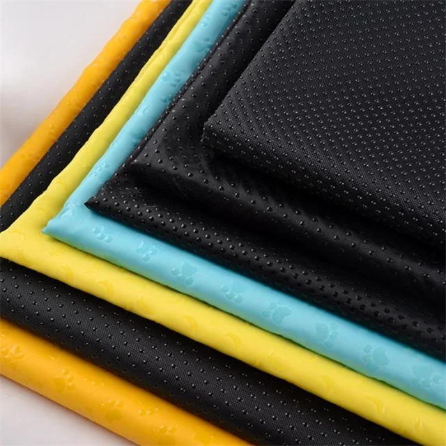 Нескользящий материал недорогая Водонепроницаемая Нескользящая ткань из полиэстера 150D Оксфорд