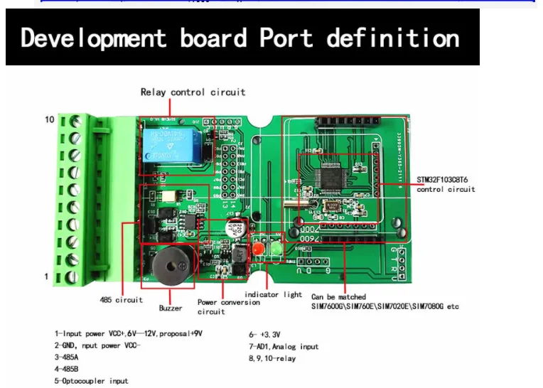 SIMCOM SIM7600A-H Breakout Board with 4G FPC+GPS Antenna CAT 4 LTE Module SIM7600A-H Core Board for North America LTE mini kit