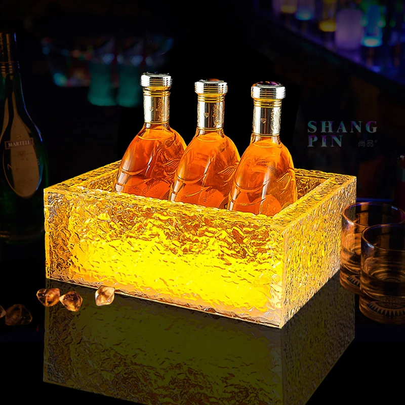 
2021 Manufacturer Acrylic Wine Display Stand Carbonated Drinks Snack Holder of Bars 