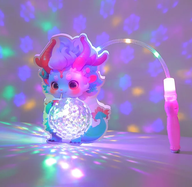 Portable 2024 new design dragon lantern cute festival light lantern red light wholesale for baby