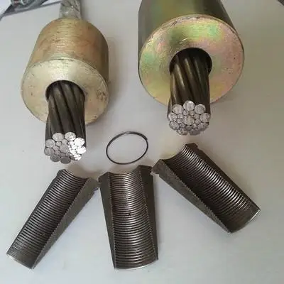Prestressed Anchorage Anchor Gripper Wedge 3pcs for 12.7mm Post-tensioned Cable