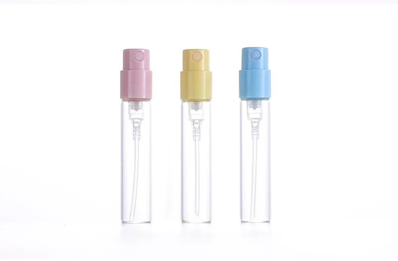 1ml 1.5ml 1.8ml 2ml 2.5ml pocket atomizer glass perfume spray bottle mini small portable perfume glass vial bottle