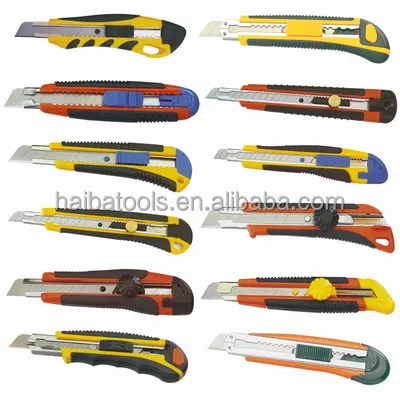 Box Opener Stationery Utility Knife Cutter Snap Off Cutter Knife 9 18 mm School Student Safety retractable Utility Knife Cutter