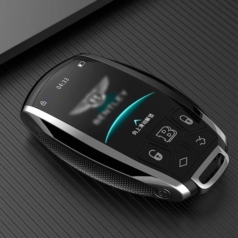Universal Car Key Accessories Upgrade Wireless Comfort Access Key Entry LCD Smart Key For Car