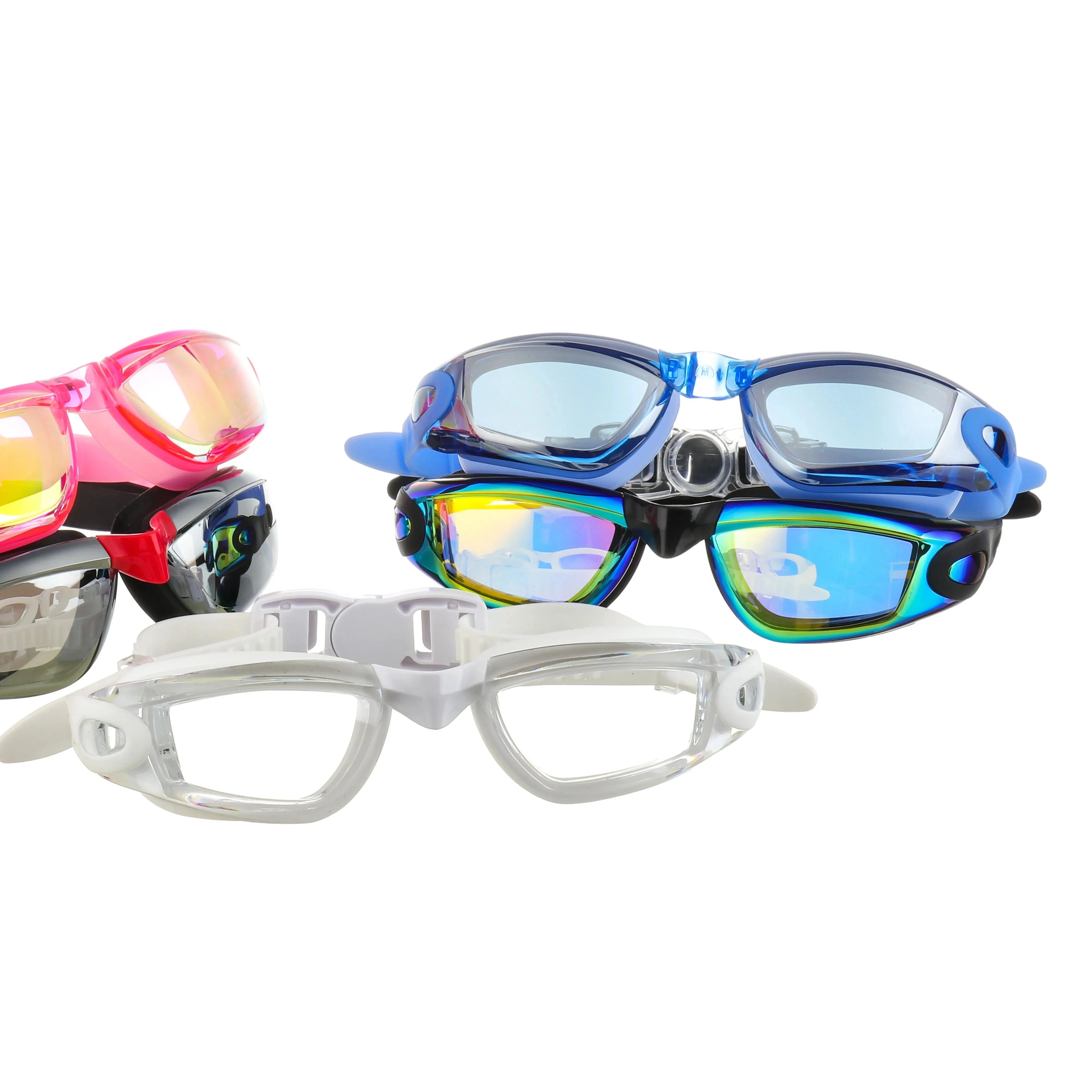 Hot Sale Protection Eyewear Silicon Sea Water Proof Pro Goggles Open Water Comfortable Swimming Goggles Fog Glasses For Adult