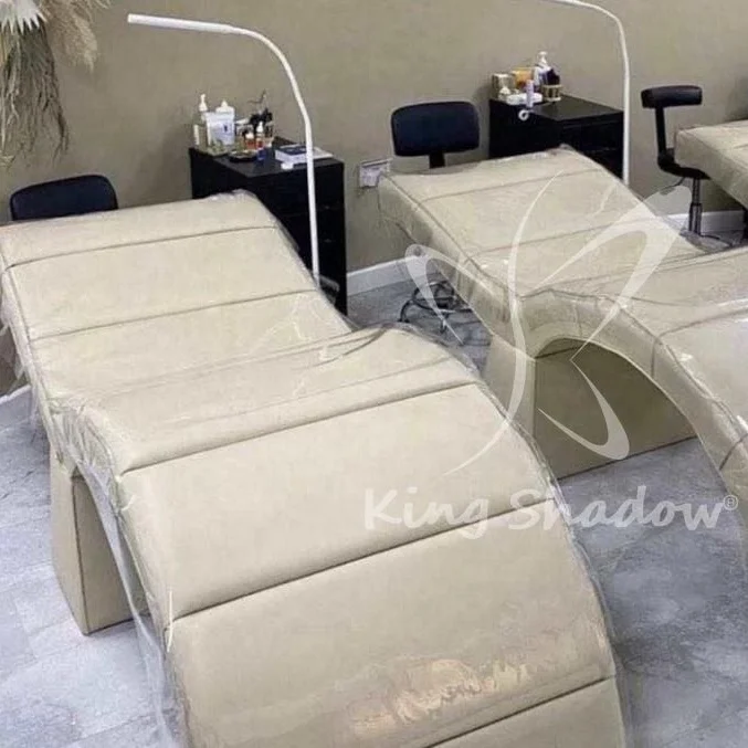 salon curved bed high quality massage and facial beauty lash extension bed