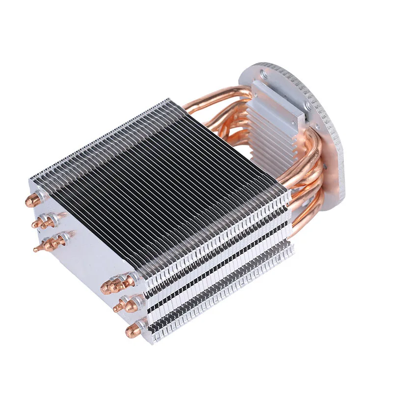 Custom high power 300W copper pipe soldered heat sink for LED lighting