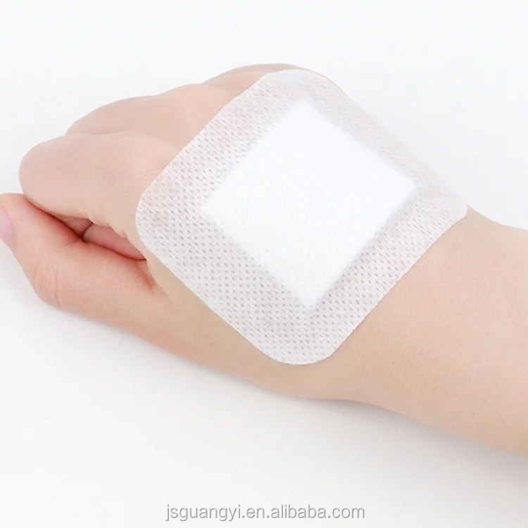Wound Dressing Strip Hypoallergenic CE Sterile Medical Surgical Adhesive Non Woven Wound Dressing With Absorbent Pad