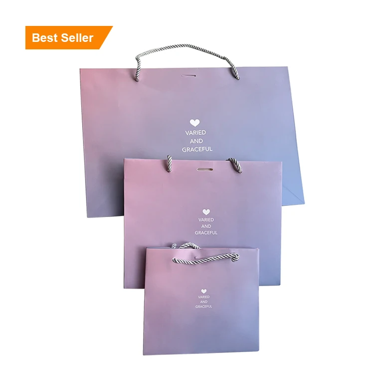Factory standard good price luxury paper bag packaging hot foil luxury paper gift packaging clothes bag