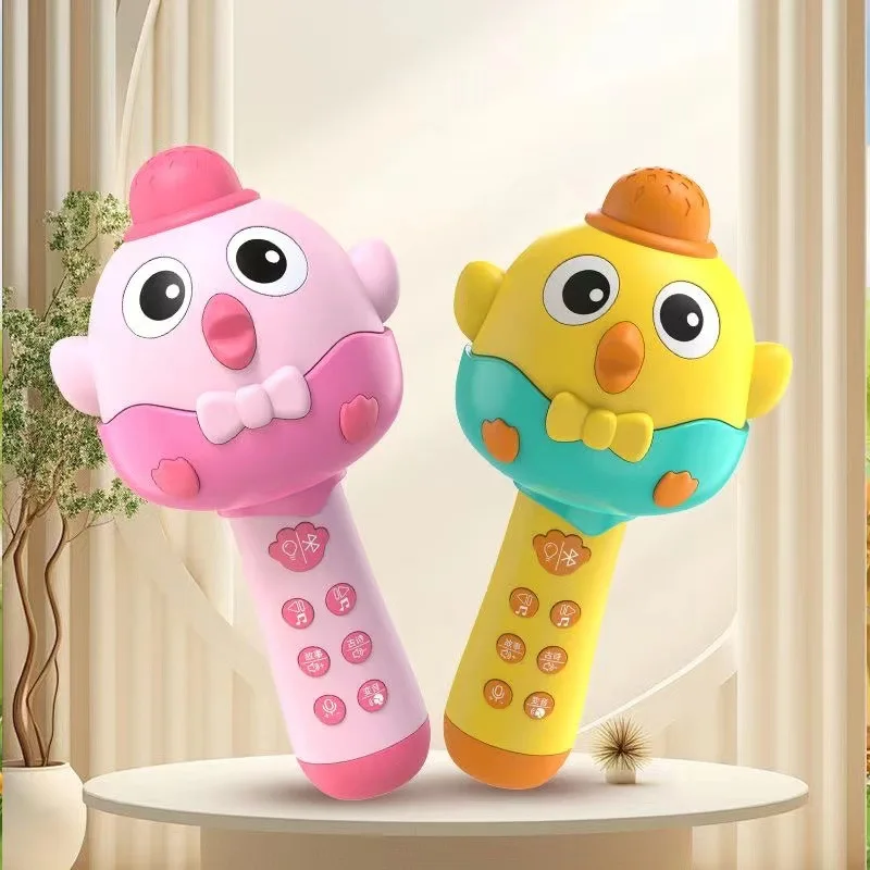 All-In-One Bluetooth Wireless Microphone & Speaker Machine for Baby Girls Karaoke Singing Toy