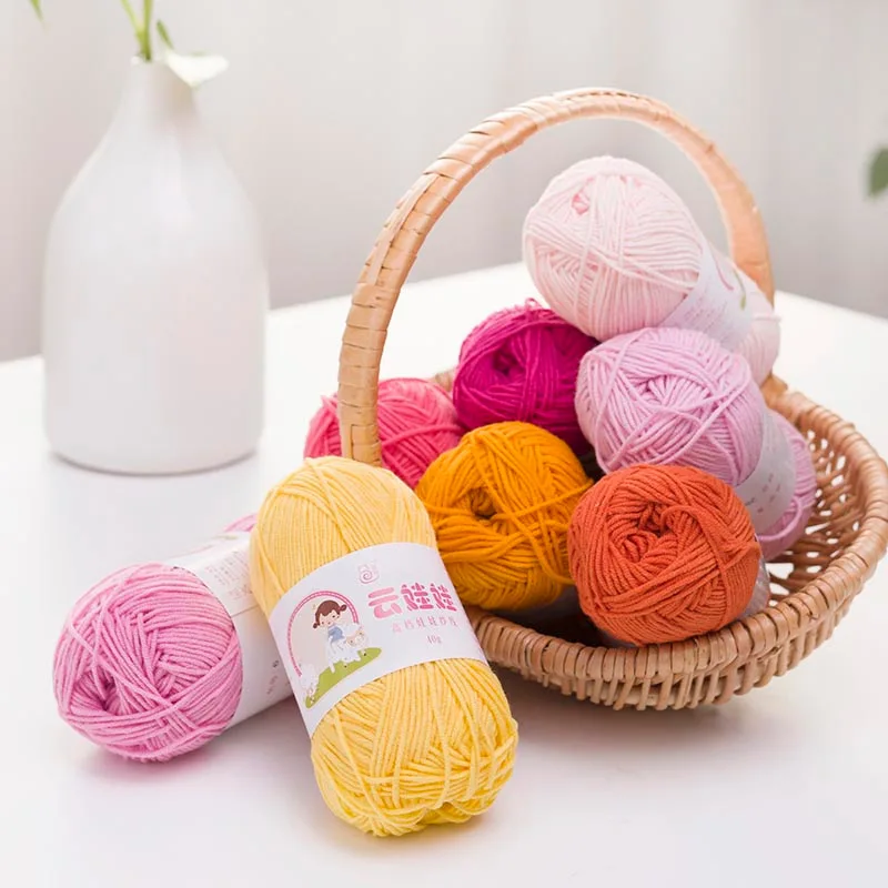  Yarncrafts кольцевая пряжа 4 слоя ручной вязки хлопок акрил смешанная необычная для
