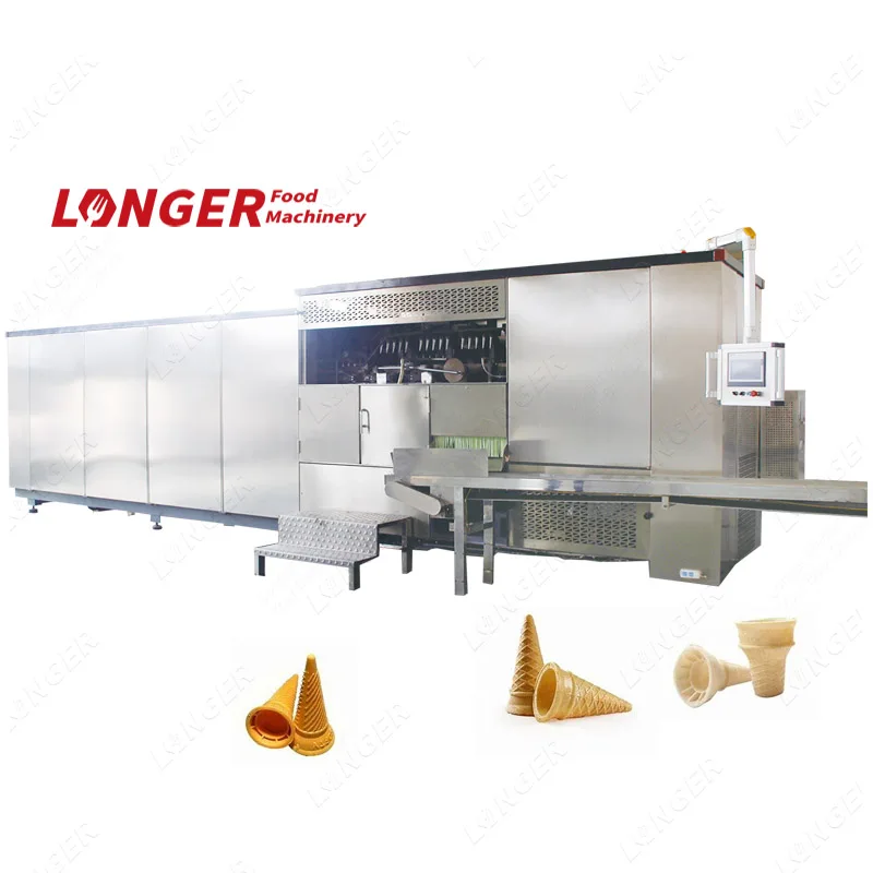 Waffer cone production line|Waffer cone baking and making machine
