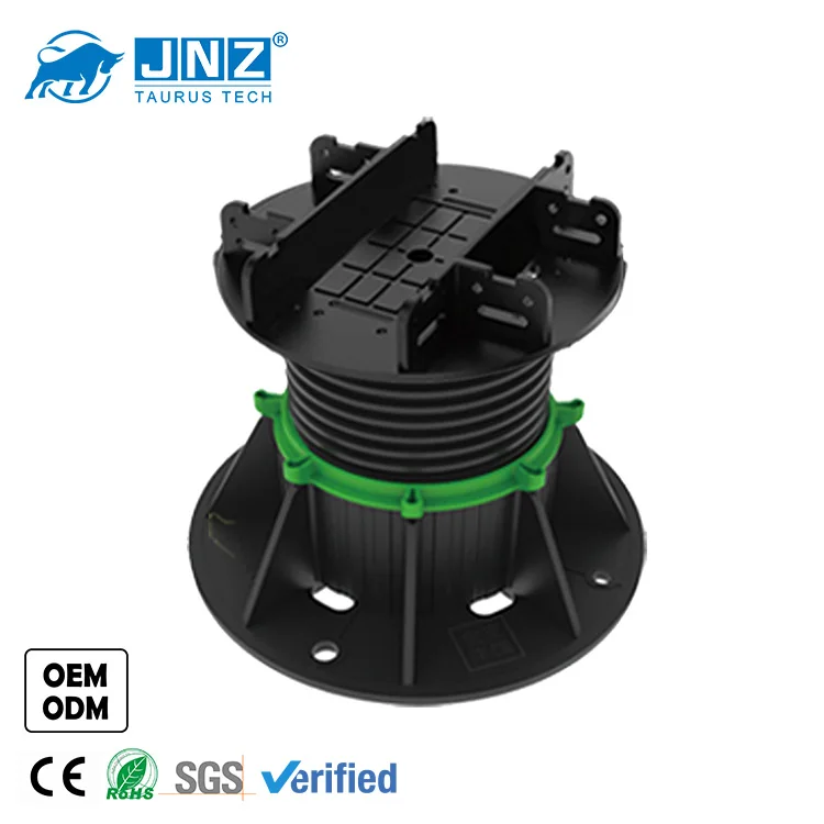 Простая установка Регулируемая поднятая напольная стойка для композитного настила