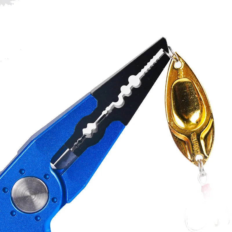 CWFA02 Fishing Pliers Aluminum Alloy Tools Line Cutter Multi functional Knot Scissors Hook Remover Fishing Grip