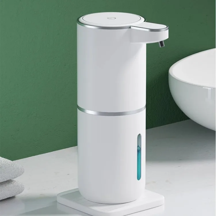 380ml Automatic Dispenser Foam USB Charging Touchless Smart Display Infrared Sensor Liquid Soap Dispensers Hand Washer