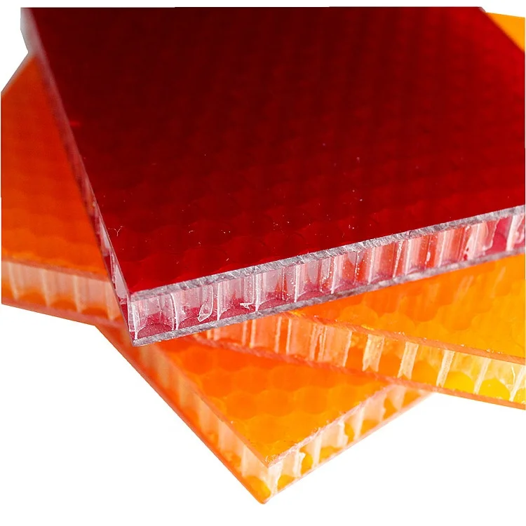 Polycarbonate Honeycomb Core Board Hollow Sheet Core