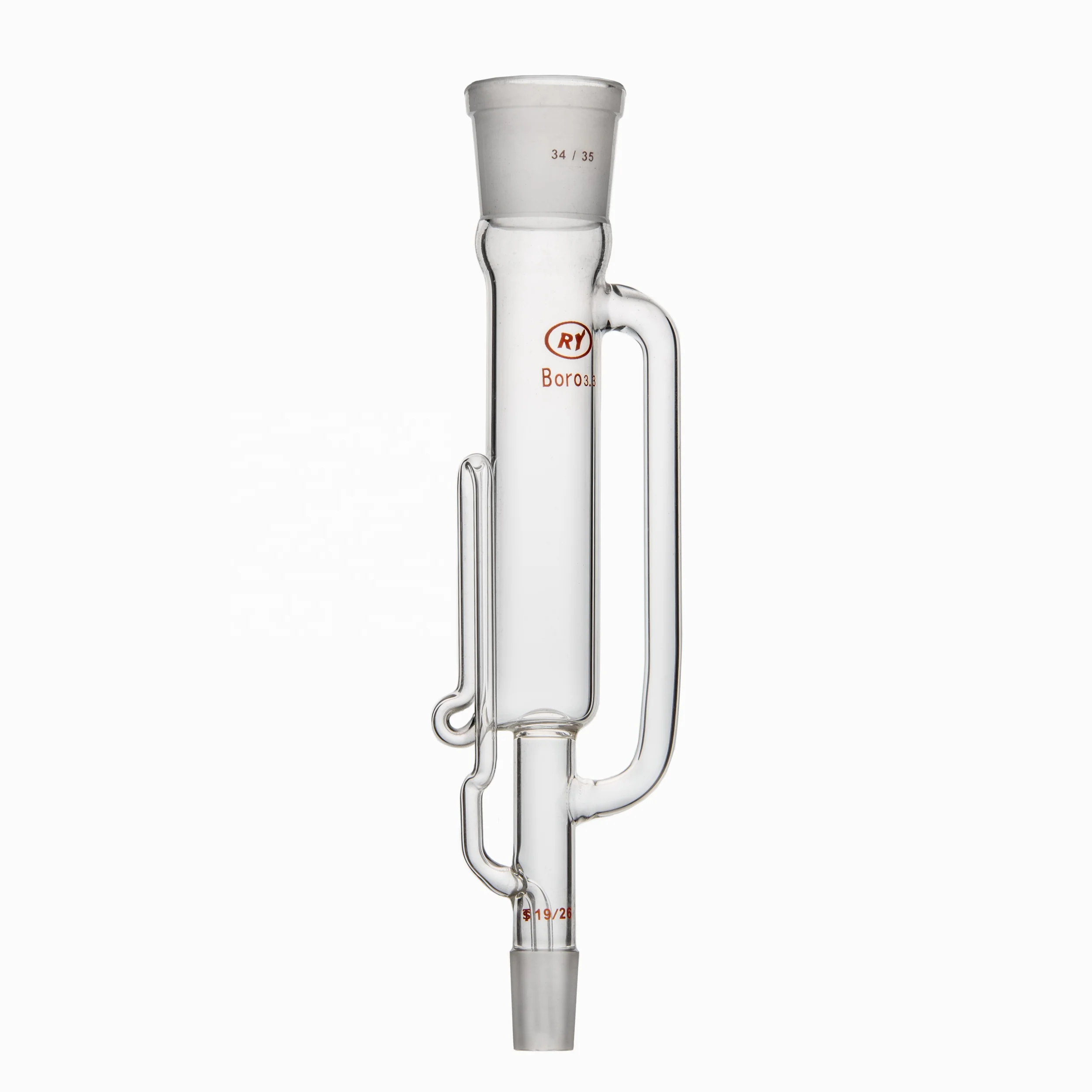 Laboratory Chemistry Glassware Glass Soxhlet Extractor Body,Coil Condenser