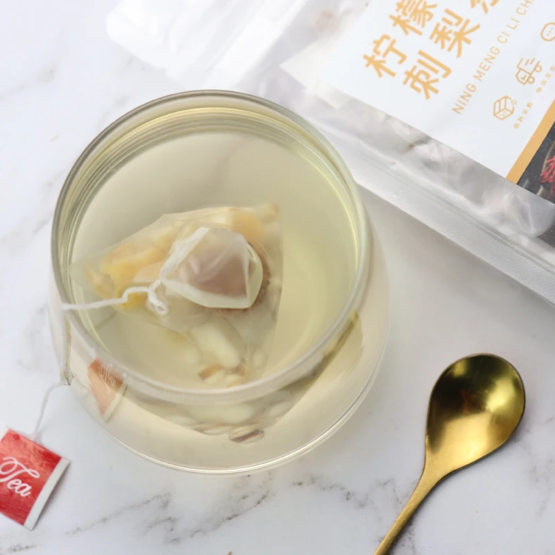 High quality lemon prickly pear tea, sold directly by independent triangular tea bag manufacturers