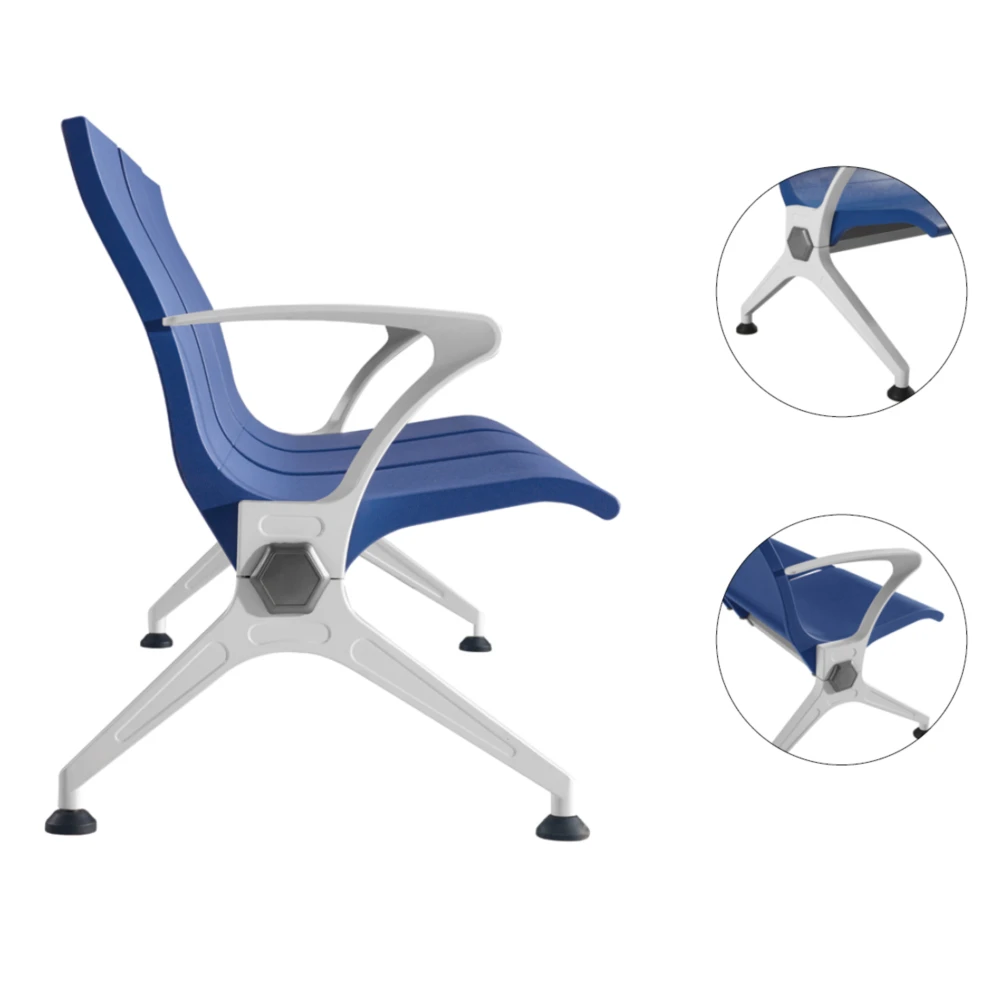 High Quality Iron Comfortable Hospital Airport Train Station Waiting Chair