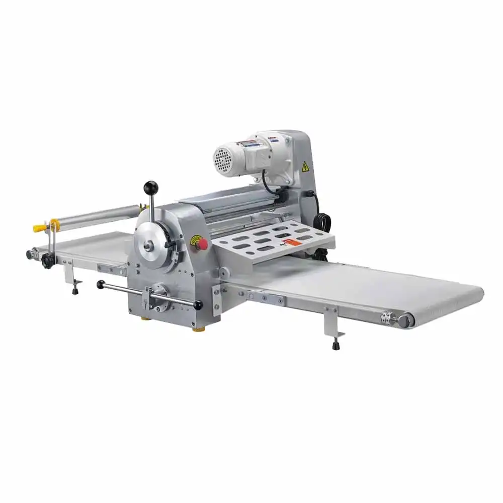 Samosa Dumpling Pastry Dough Roller Electric Reversible Dough Sheeter Roller Pizza Making Sheeter