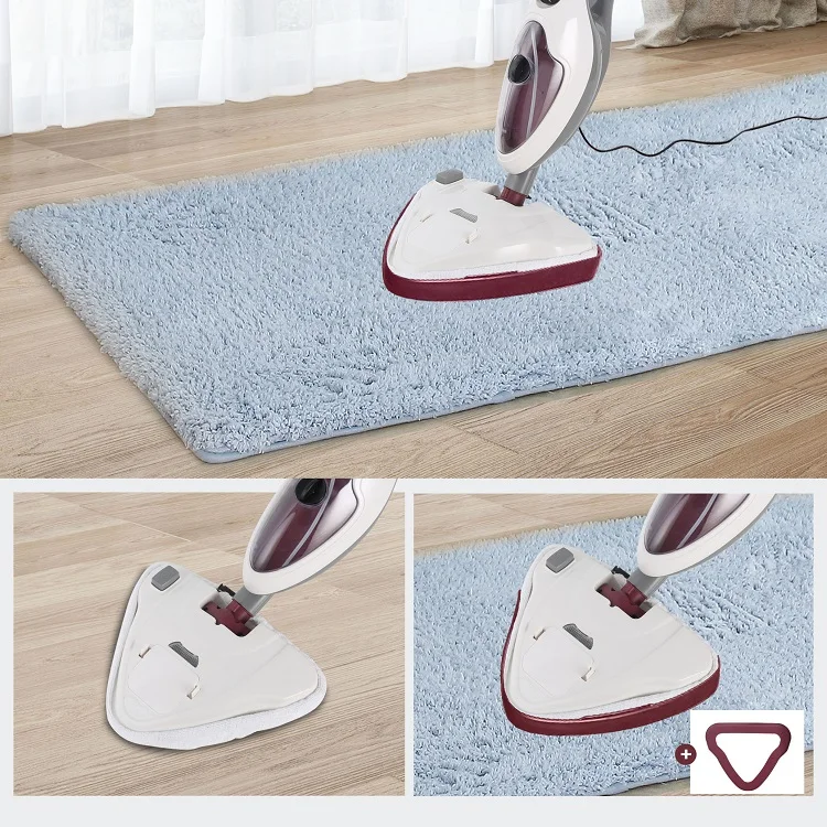 Multifunction Flexible Handheld Electric Steam Mop Vacuum Cleaner for Hardwood Floor Carpet