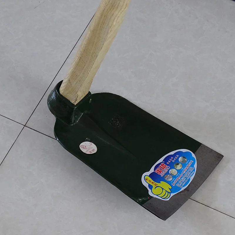 Manufacturer wholesale H301 hoe farming tools forged garden hoe farming hoe with Horseshoe-Shaped socket