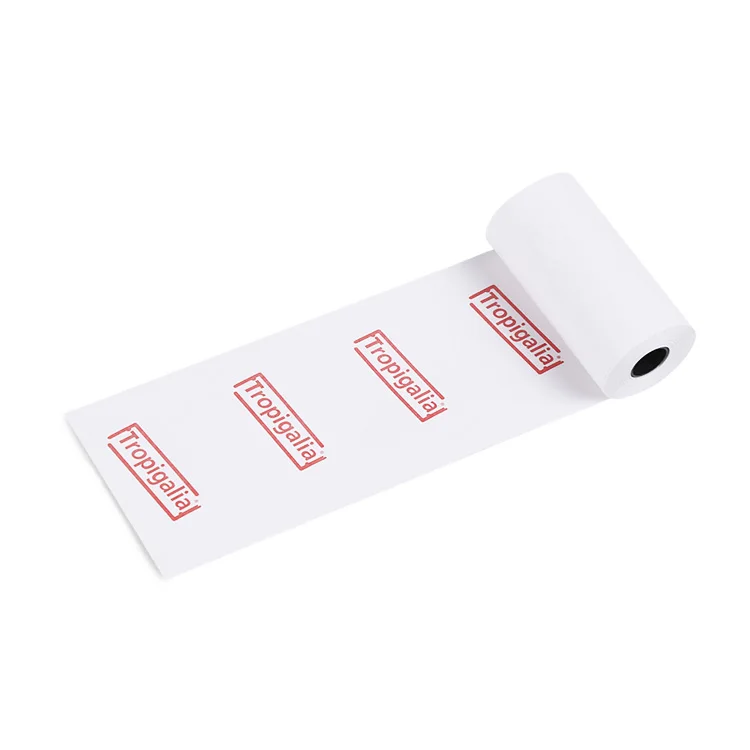 Factory wholesale customized logo thermal paper roll 57x40 cash register roll for supermarket