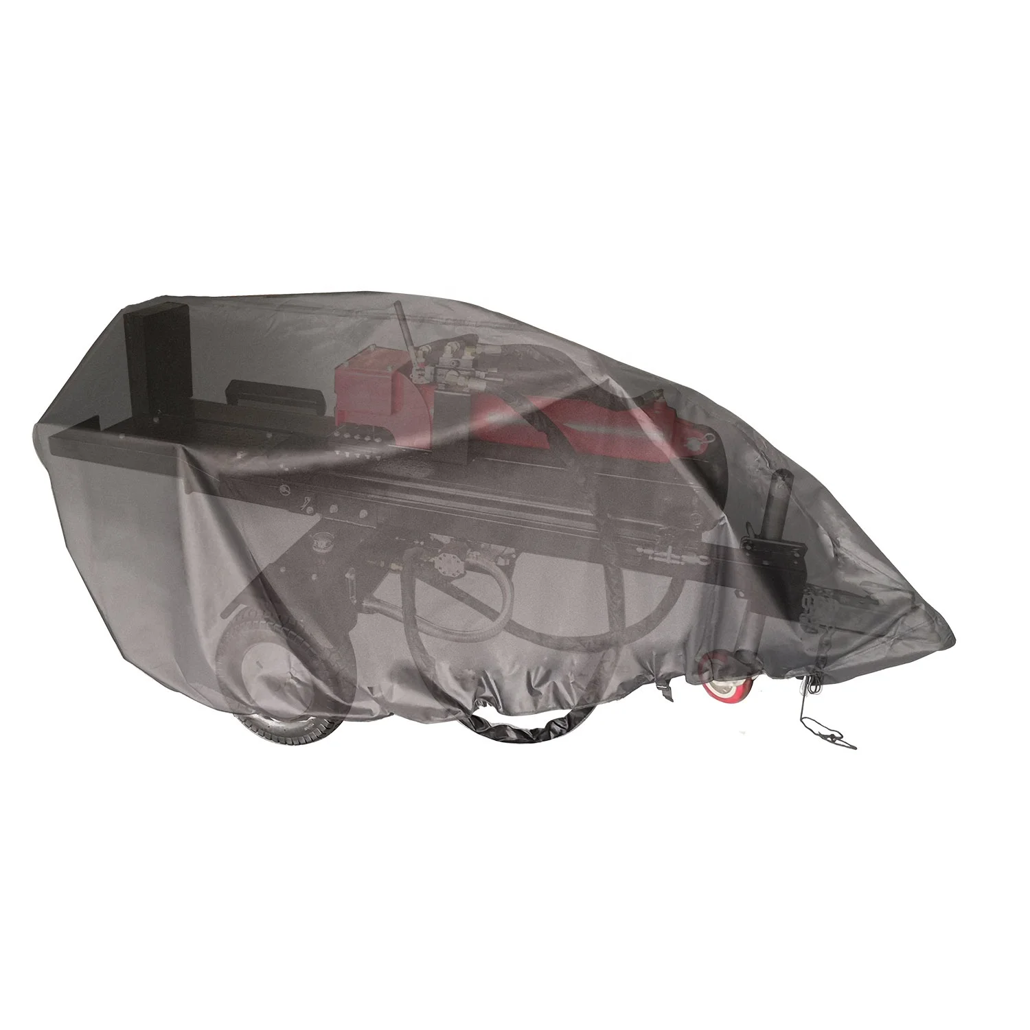 600D oxford fabric waterproof and UV resistant for outdoor machines protection  log splitter cover with storage bag