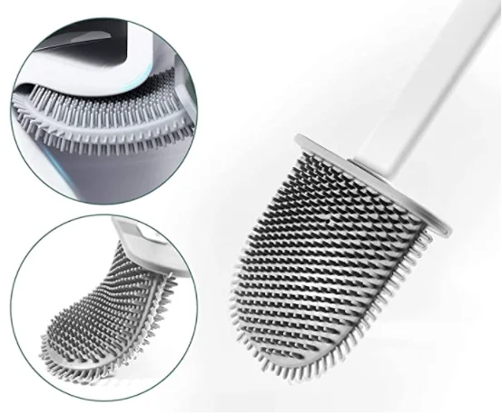 Durable Silicone For Bathroom Cleaning Silicone Toilet Brush Tpr Toliet Brush Silicone Toilet Brush With Holder on sale