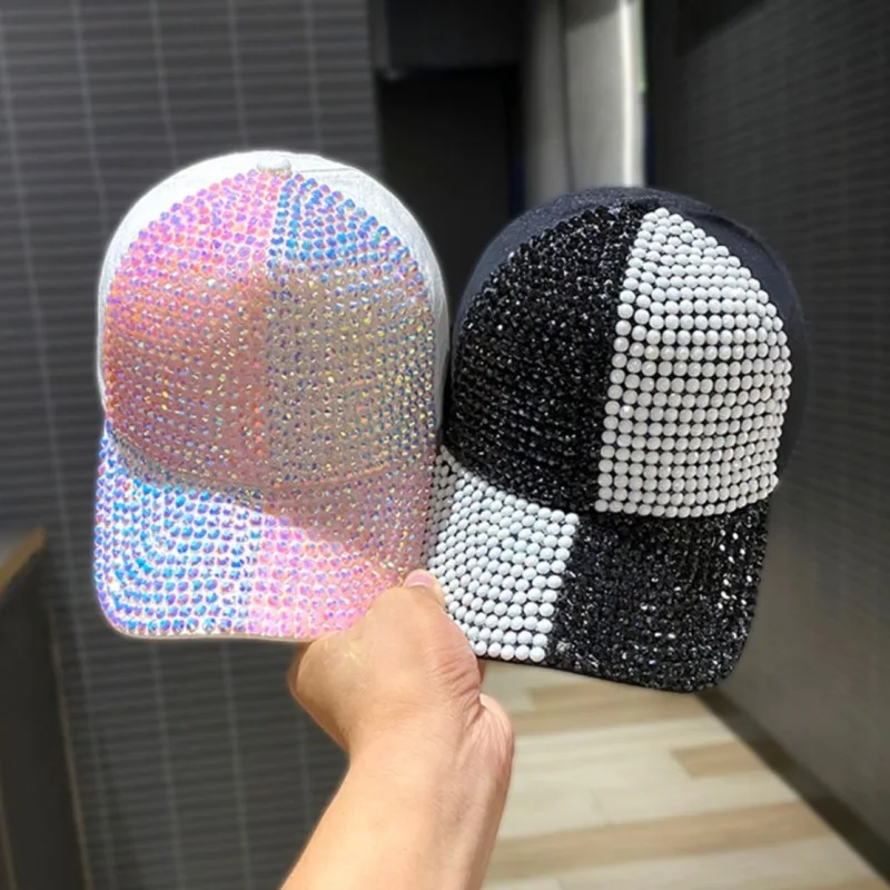 Baseball Cap Rhinestone Caps Hip Hop Hats Snapback Unisex Adults Sports Baseball Cap