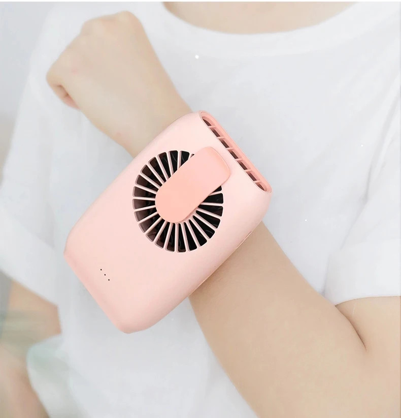 Best seller Hanging waist Rechargeable Fan with 2000mah Built-in battery