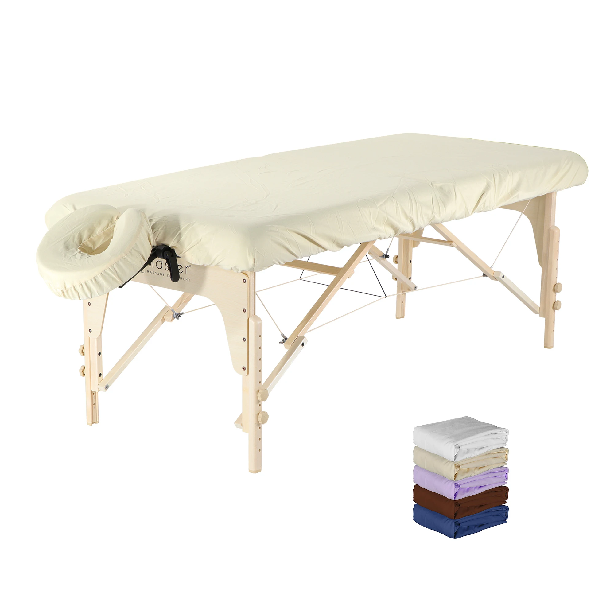 Mt C2JD1 Manufacture Factory Price Fitted Cotton Microfibre Massage Table Sheet Set Spa Bed Cover Set for Massage Spa Salon