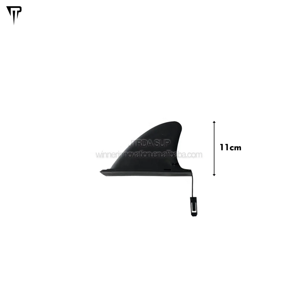 JTRDA colorful flex flat bottom customized logo print surfboard fin slide asssit sup fin for inflatable SUP paddle board