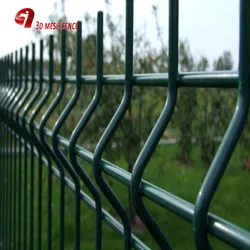 3d curved welded wire mesh fence panel for garden curved fencing timbe 3d panel fence machine