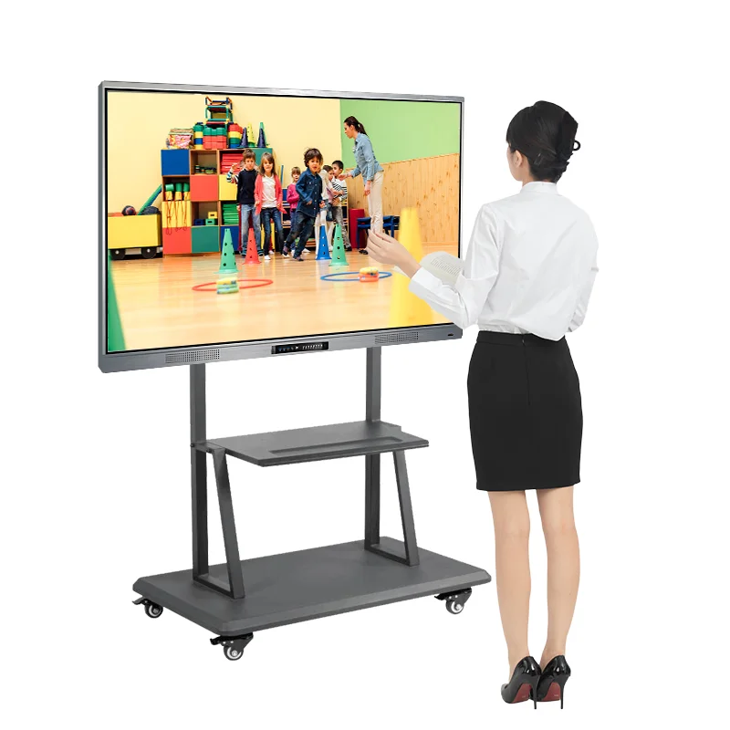 Industrial Waterproof Tempered Glass 75 Inch Wifi Android Tablet All in One Pc Open Frame Touch Screen Monitor