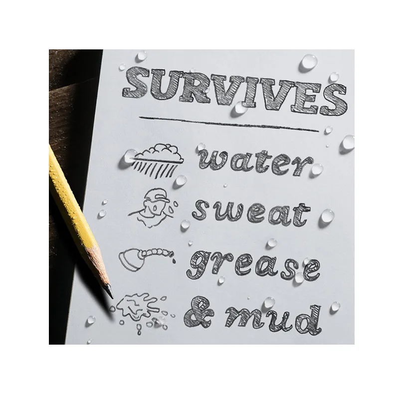 Waterproof mori rock paper stone paper coil tear and folding waterproof inner page dotted line notebook