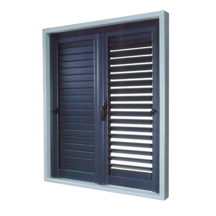 Waterproof Decorations Aluminium Double Bend Louver Glass SLIDING DOORS Fiberglass Doors Commercial Modern Sliding Folding