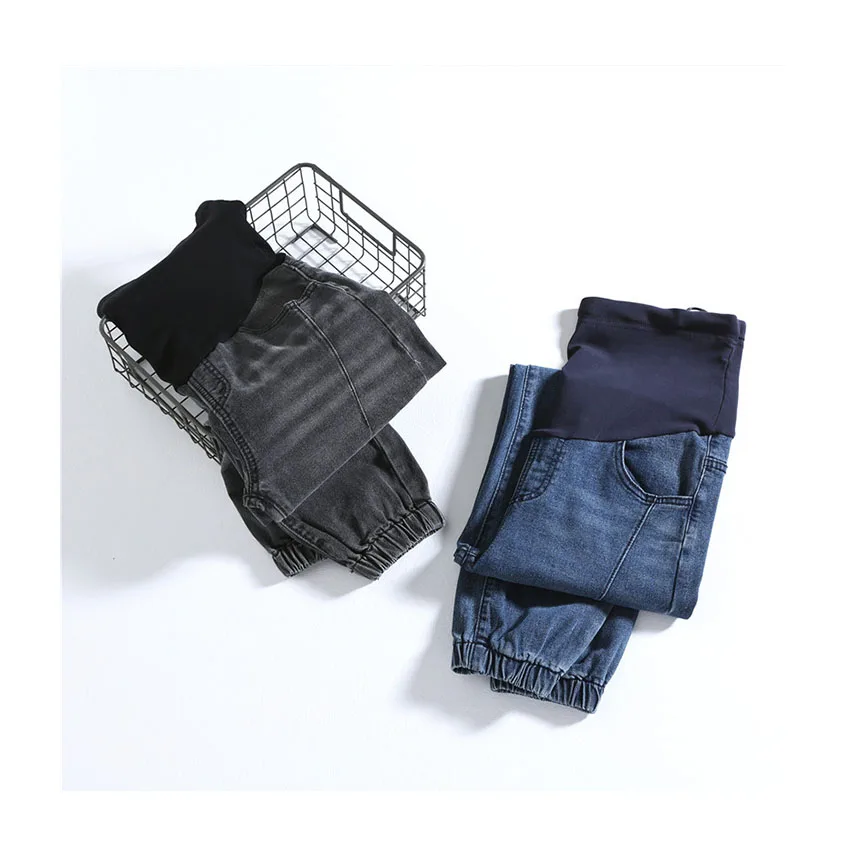 Popular Autumn Pregnant Women Jeans Maternity Denim Pants Maternity Jeans For All Seasons