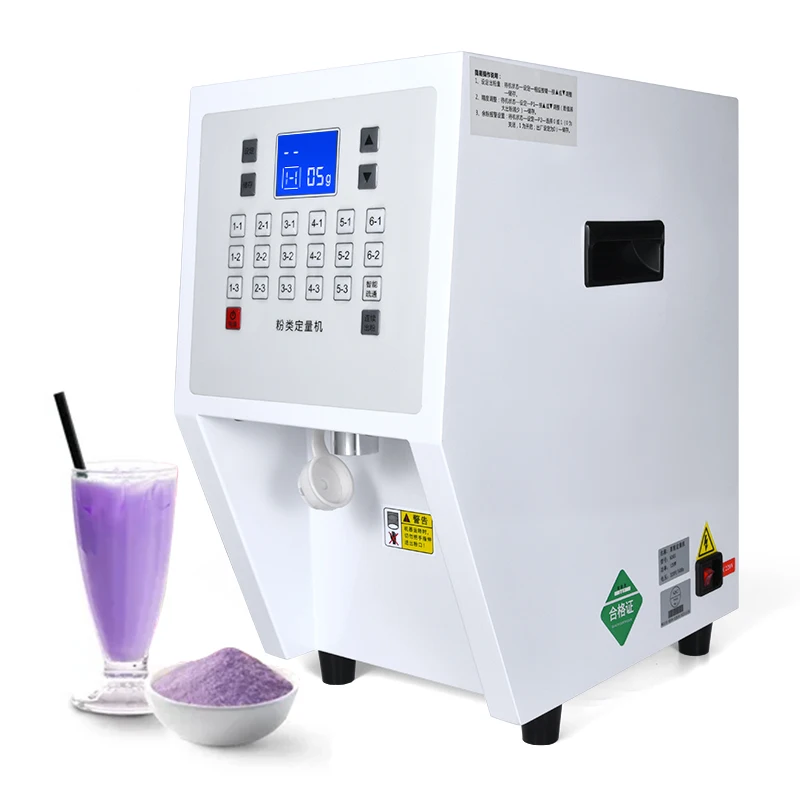 Boba Tea Juice Milk Powder Dispenser Powder Quantizer Machine Beverage Flour Dispenser Quantitative
