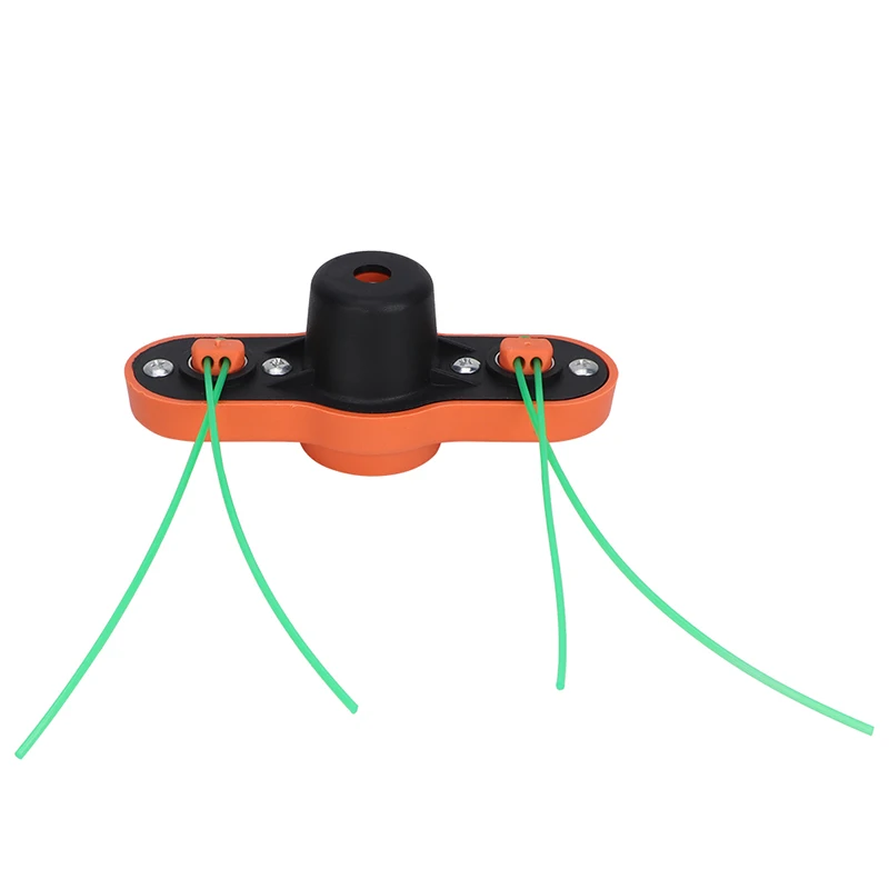 Trimmer Head Nylon Trimmer Head Grass Brush Cutter for Lawn Mower Parts with 2 Lines Strimmer Accessory