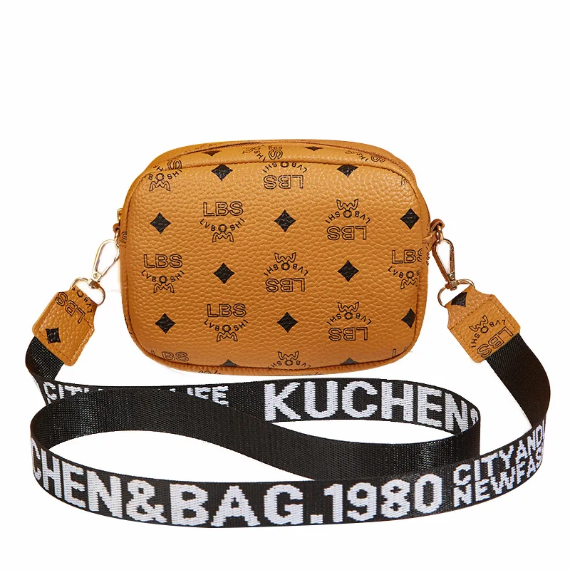 Guangzhou Snake Pattern Fashion Brand Letter Shoulder Strap Ladies Round Messenger Bag Cool Women Shoulder Bags