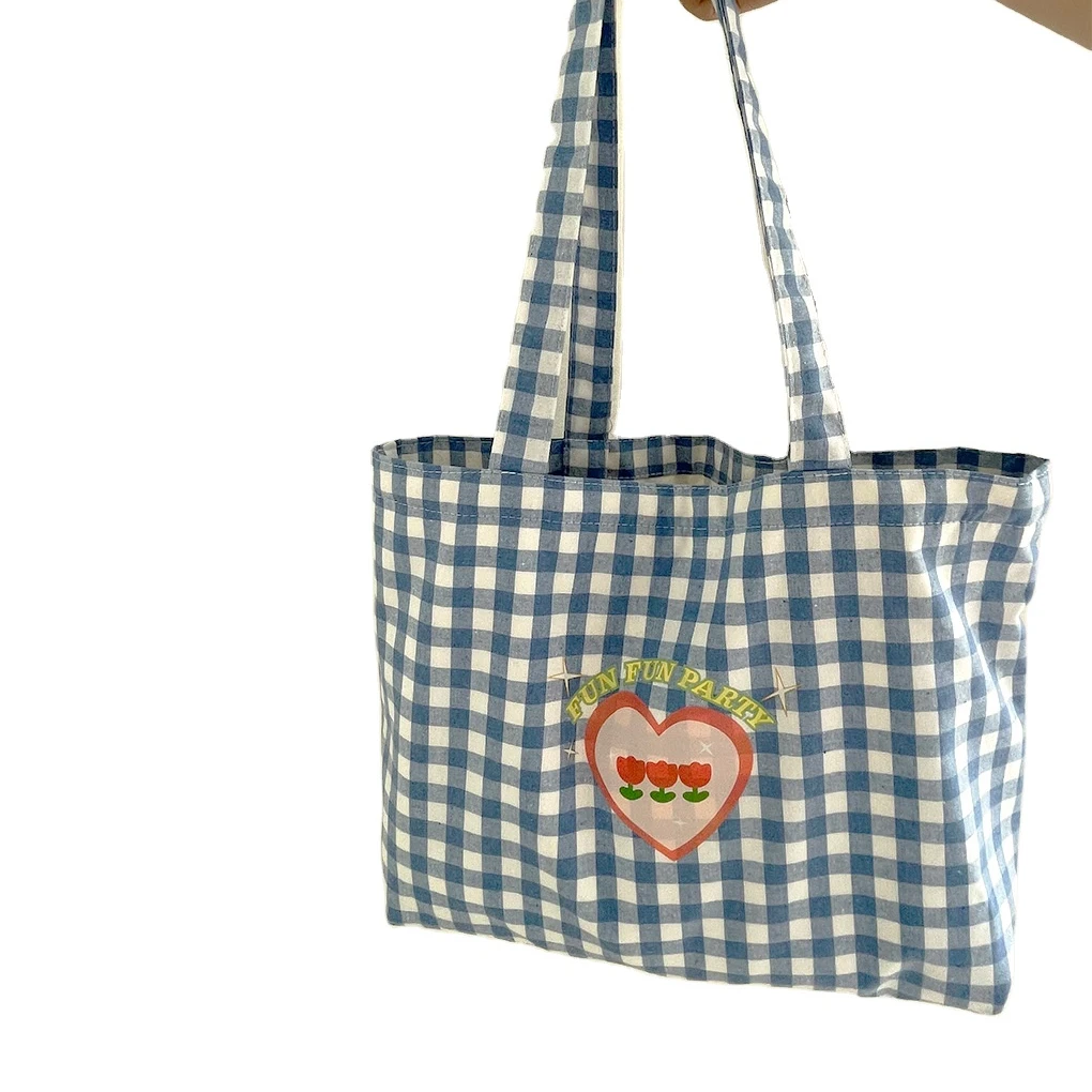 Hot Selling Multi-function Baby Diaper Bag Korea Cute Large Mommy Canvas Bag Easy to Carry Reusable Cloth Shopping Bag