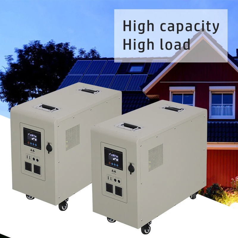 In One Energy Storage Power Station 5000wh 5kwh Portable Power Supply Hot Solar 5000wh 5kwh All in LED Display Lifepo4 MPPT