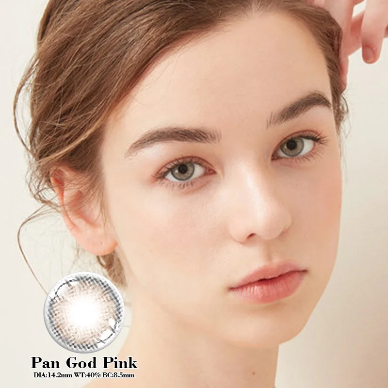 Hapeyemin Cheap 3 Tone Color 14.2mm Economic Eye Lenses Color Contact 1 year  Lenses Colored Contact