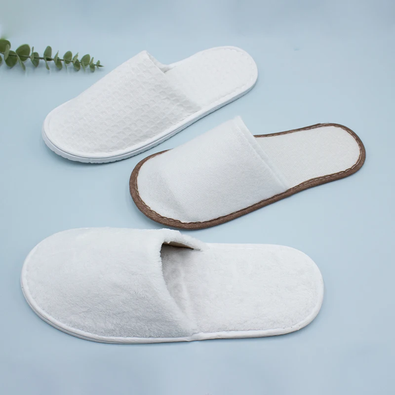 5 Star Hotel Disposable Slippers Custom Luxury Soft Slipper With Logo Support Customization For Guest Room And Spa