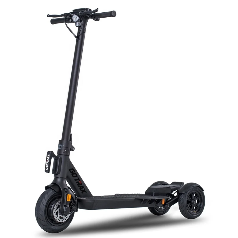 GoTrax All Terrain 350w Light Weight Waterproof Folding Powerful Adult 1000w 3 Wheel Sharing Electric Scooter With Gps