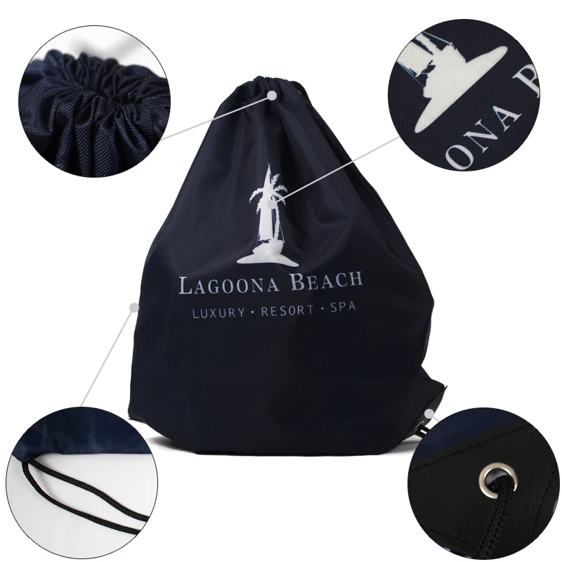 Premium Double Stitching Drawstring Closure Large Travel Laundry Bag Large Capacity Multi Purposes Bulk Heavy Duty Laundry Bag