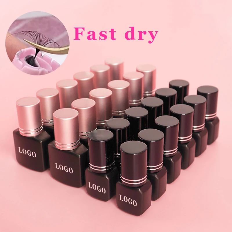 Korean Professional Vendor Low Humidity 5ml Wholesale Custom Waterproof Private Label Lash Adhesive Eyelash Extensions Glue