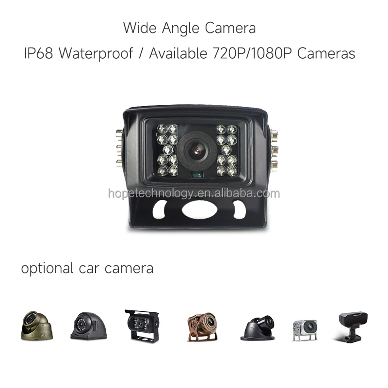 10.1Inch 4 Channel 1080P Waterproof 2TB HDD/SSD MDVR Mobile DVR Camera System Truck School Bus CCTV DVR System